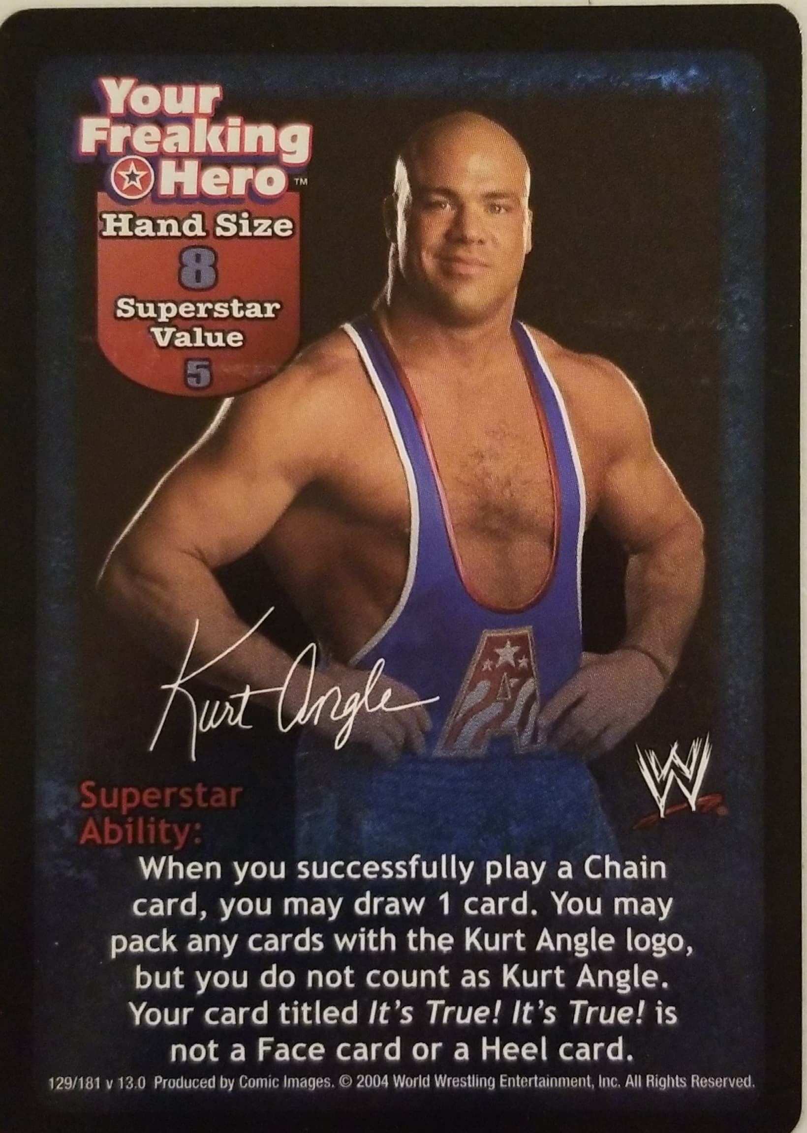 Your Freaking Hero face card